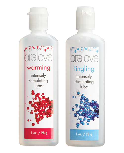 Order Oralove Delicious Duo Flavored Lube - Warming & Tingling online
