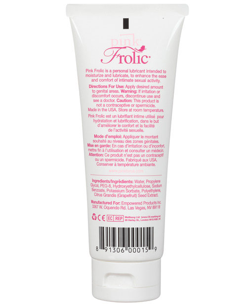 Order Pink Frolic Gel Lubricant - 3.3 oz Flip Top Tube online