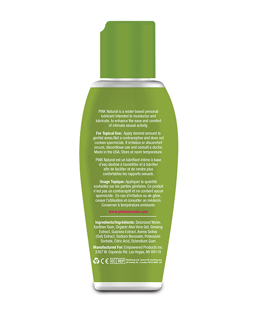 Order Pink Natural Water Based Lubricant for Women - 2.8 oz online