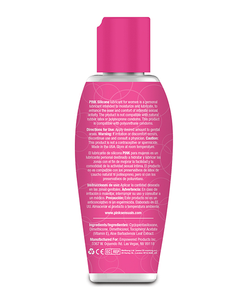 Order Pink Silicone Lube - 2.8 oz Flip Top Bottle online