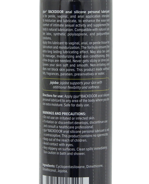 Order Pjur Back Door Anal Silicone Personal Lubricant - 100 ml Bottle online