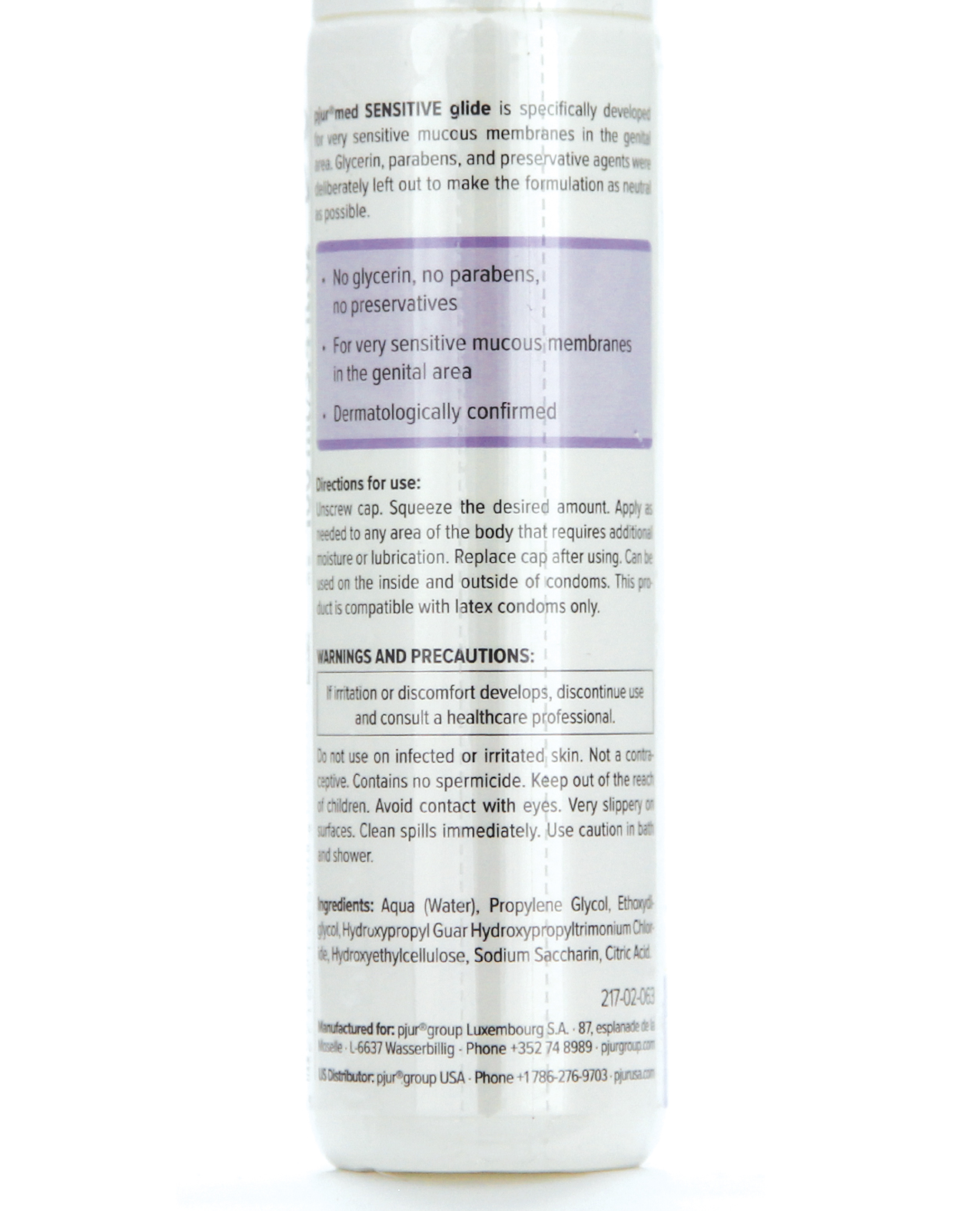 Order Pjur Med Sensitive Glide Water Based Personal Lubricant - 100 ml Bottle online