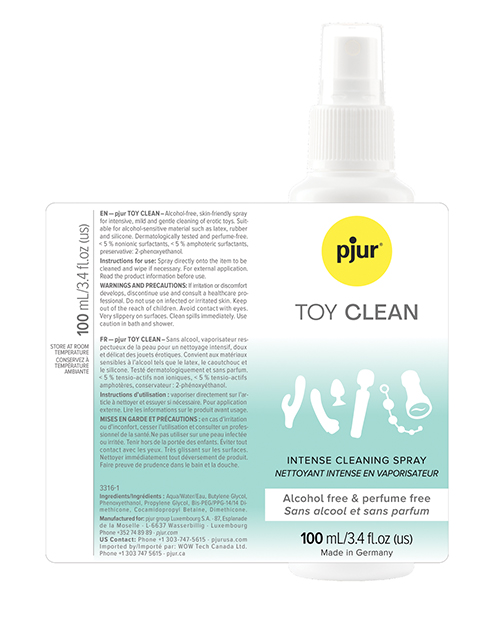 Order Pjur Toy Clean - 100 ml Bottle online