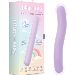 Shop Play With Me Double Ended Vibrator - Purple online