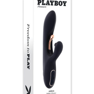 Shop Playboy Pleasure Aureus Dual G-Spot Vibrator - Black online