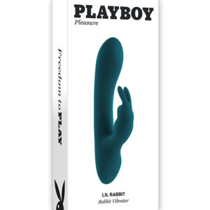Shop Playboy Pleasure Lil Rabbit Vibrator - Deep Teal online