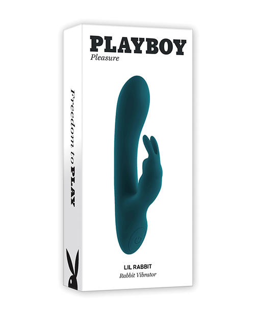 Shop Playboy Pleasure Lil Rabbit Vibrator - Deep Teal online