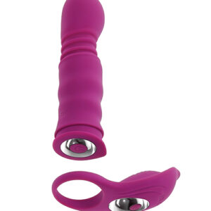 Buy Playboy Pleasure Match Play Dual Vibrator - Fuchsia