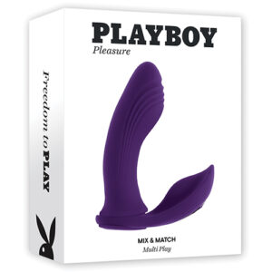 Shop Playboy Pleasure Mix & Match Dual Vibrator - Purple online