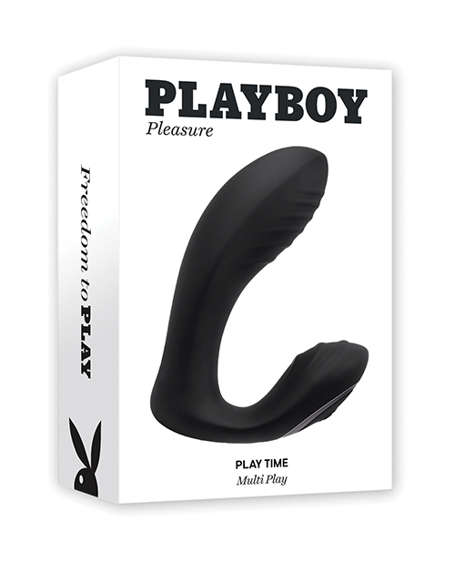 Shop Playboy Pleasure Play time Multi Play G-Spot & P-Spot Vibrator - Black online
