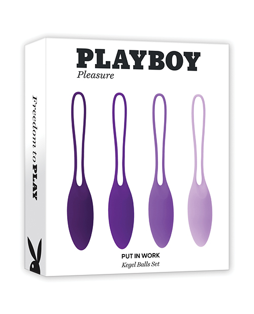 Shop Playboy Pleasure Put In Work Kegel Set - Acai/Ombre online