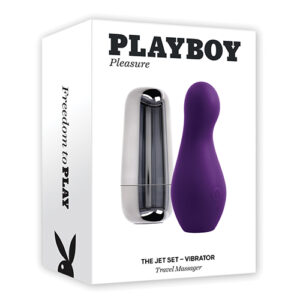 Shop Playboy Pleasure The Jet Set Vibrator - Acai/Silver online