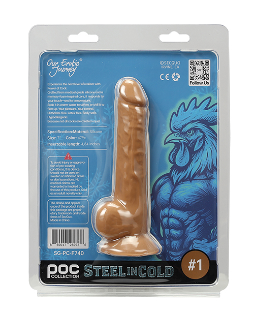 Order Power of Cock 7" Dildo - Ivory online