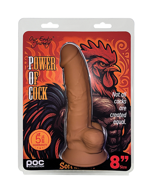 Shop Power of Cock 8" Dildo - Tan online