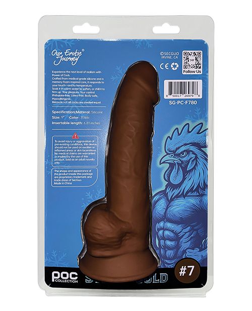 Order Power of Cock 9" Dildo - Brown online