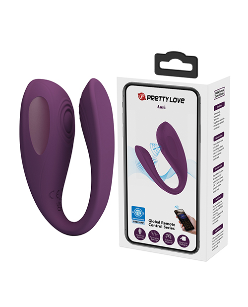 Shop Pretty Love Aari Thumping Dual Vibrator - Purple online