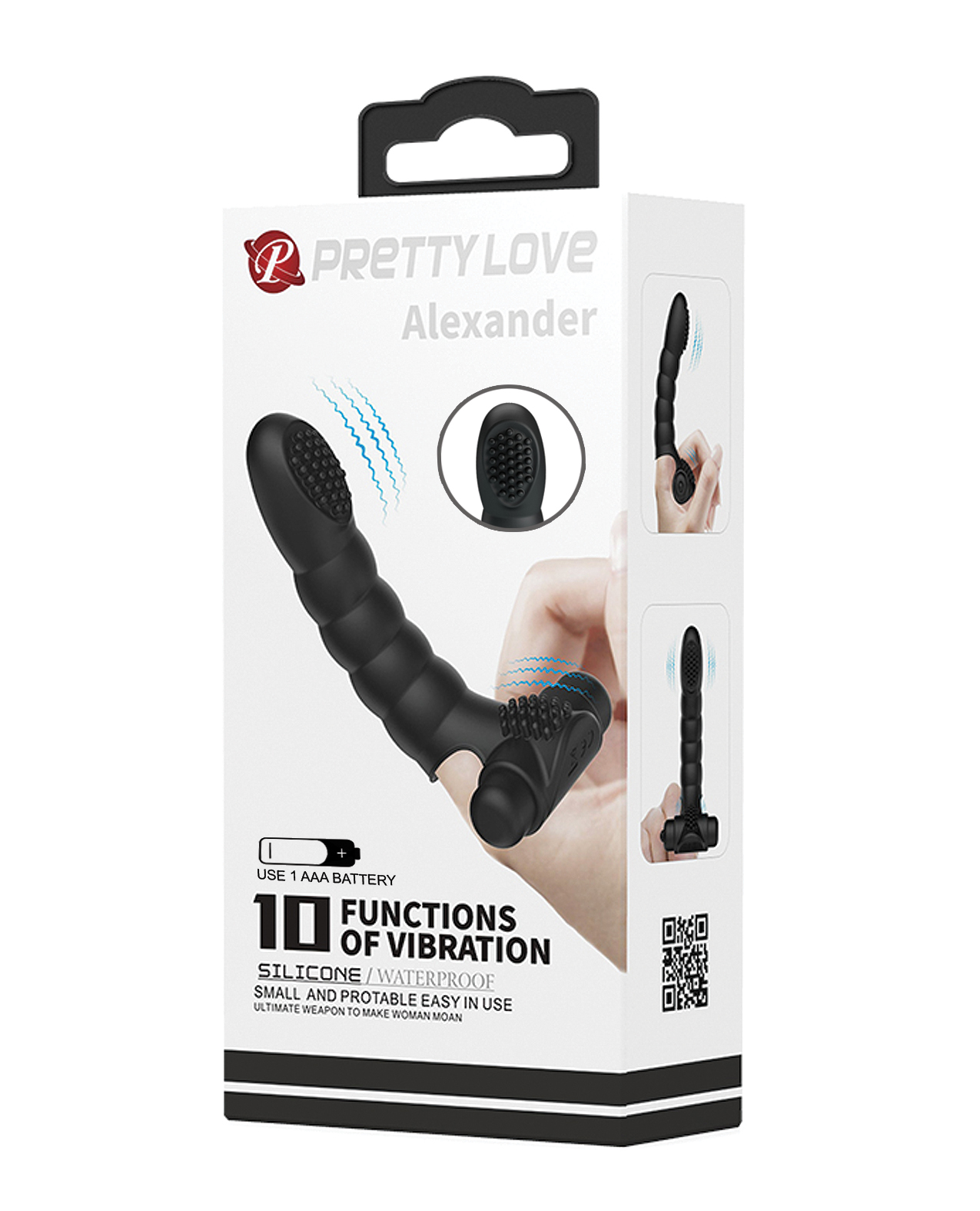 Shop Pretty Love Alexander Finger Vibe - Black online