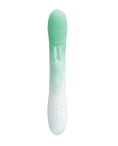 Pretty Love Cerberus Licking Rabbit - Aqua Ombre for sale