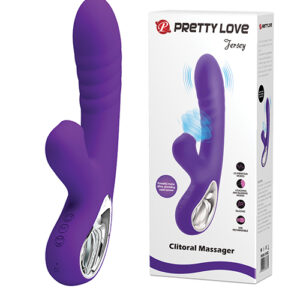 Shop Pretty Love Jersey Sucking & Vibrating Rabbit - Purple online