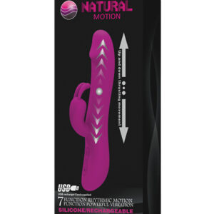 Shop Pretty Love Natural Motion Thrusting Rabbit 7 Functions - Fuchsia online