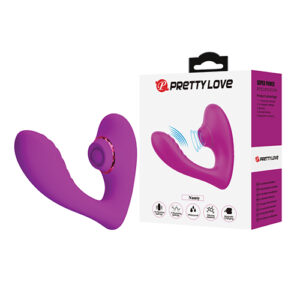 Shop Pretty Love Nauty Thumping & Vibrating Insertable Vibrator - Fuchsia online
