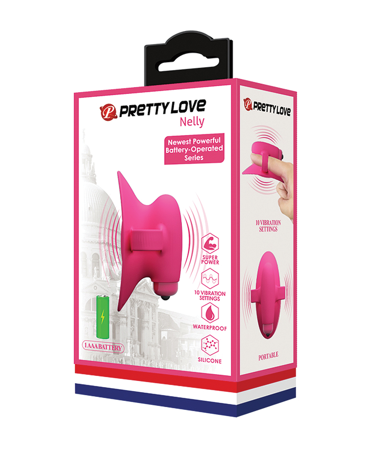 Shop Pretty Love Nelly Finger Battery Vibe - Pink online