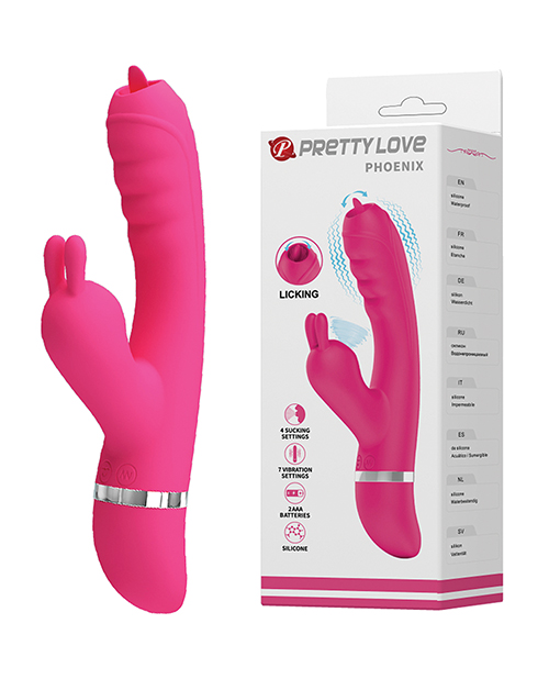 Shop Pretty Love Phoenix Licking & Sucking Rabbit - Pink online