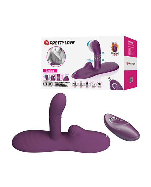 Shop Pretty Love Remote Controlled Vibe Pad Luka - Purple online