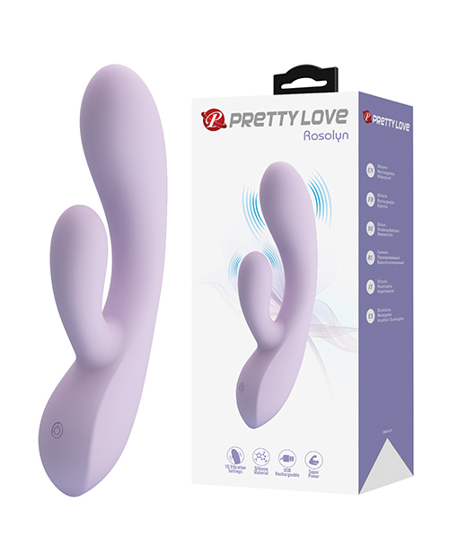 Shop Pretty Love Rosalyn Rabbit Vibrator - Lilac online