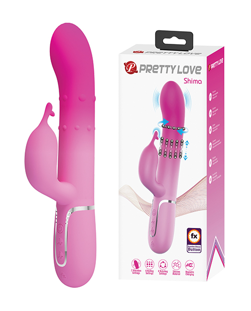 Shop Pretty Love Shima Vertical & Horizontal Beads Rabbit - Pink online