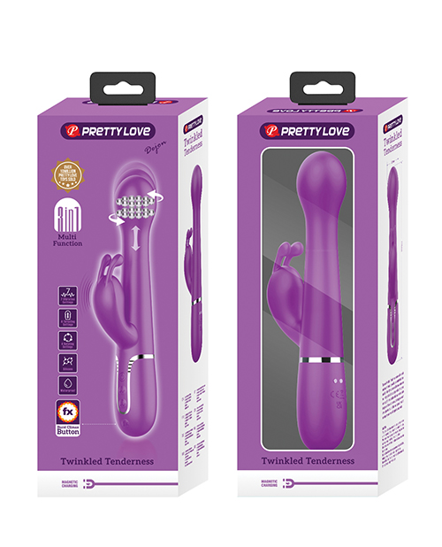 Buy Pretty Love Twinkled Tenderness Dejon Thrusting Rabbit - Fuchsia