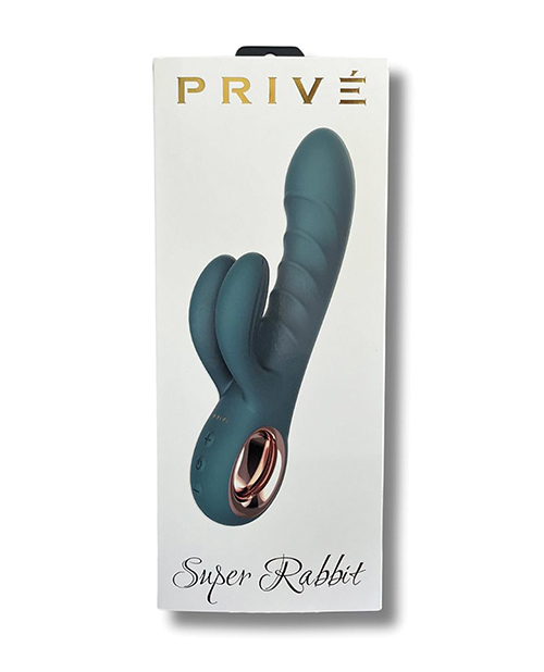 PRIVE Super Rabbit Vibrator - Teal for sale