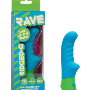 Shop Rave Ridged-G Massager w/Rippled Shaft & Stimulator - Blue/Green online