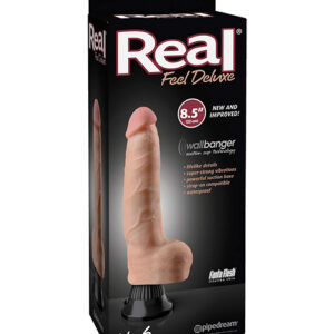 Shop Real Feel Deluxe No. 6 8.5" Vibe Waterproof - Flesh online