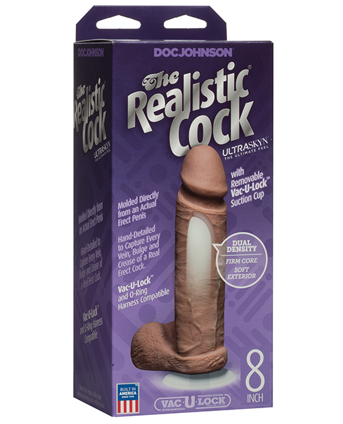 Shop Realistic 8" ULTRASKYN Cock w/Balls - Tan online