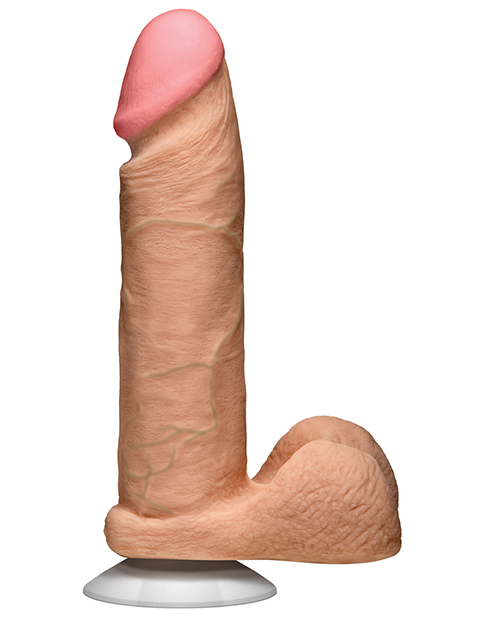 Order Realistic 8" ULTRASKYN Cock w/Balls - White online
