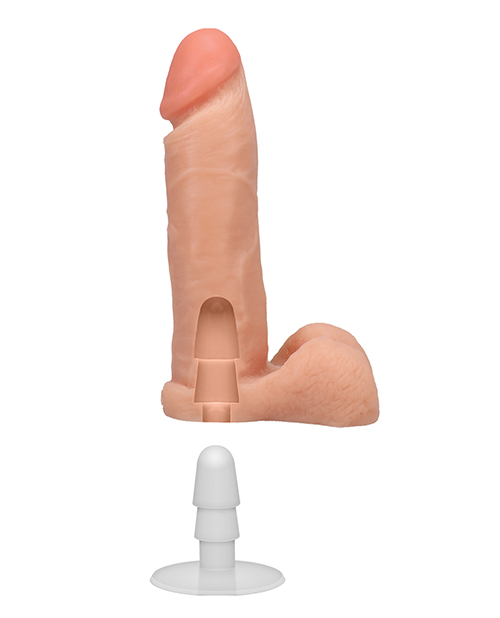 Buy Realistic 8" ULTRASKYN Cock w/Balls - White