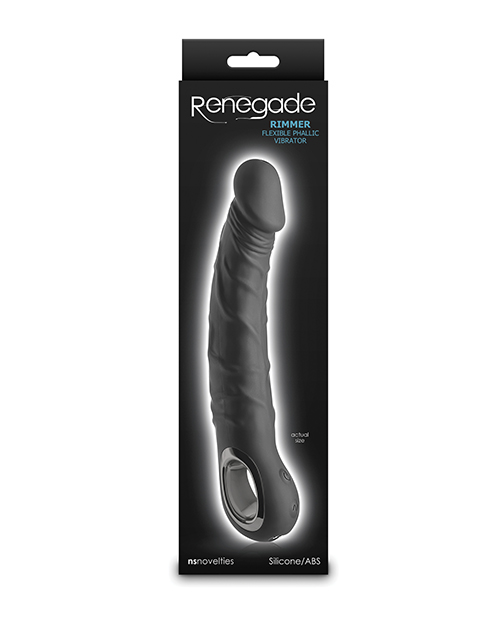 Order Renegade Rimmer Vibrating Dong w/Handle - Black