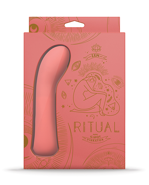 Order RITUAL Zen Rechargeable Silicone G-Spot Vibe - Coral online