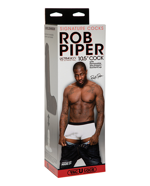 Shop Rob Piper Cock w/Balls & Suction Cup - Chocolate online