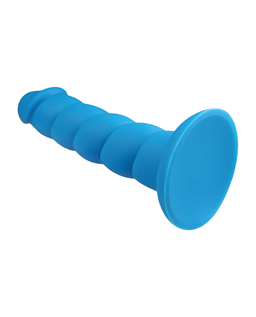 Rock Candy Suga Daddy 8" Silicone Dildo - Blue for sale