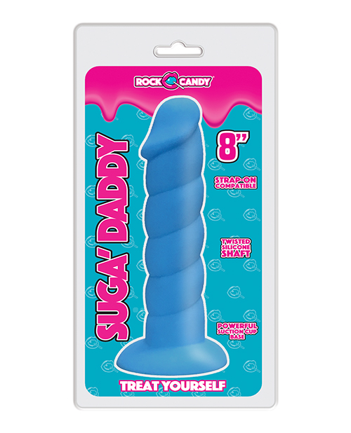 Buy Rock Candy Rock Candy Suga Daddy 8" Silicone Dildo - Blue