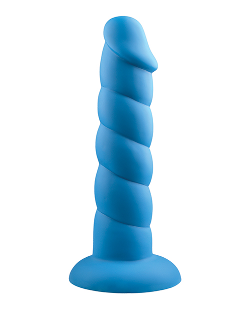 Shop Rock Candy Suga Daddy 8" Silicone Dildo - Blue online
