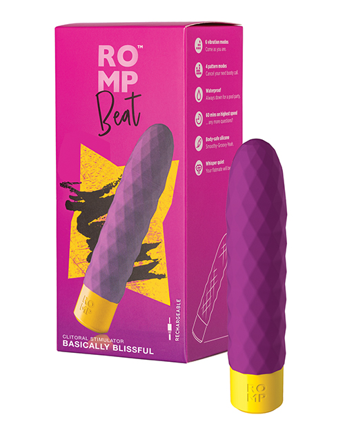 Shop ROMP Beat Bullet Vibrator - Purple online
