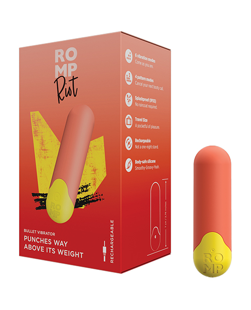 Order romp riot bullet vibrator - orange