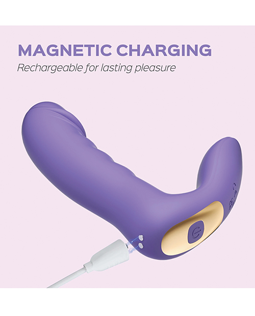 Buy Honey Play Box RORA App-Controlled Rotating G-Spot Vibrator & Clitoral Stimulator - Purple