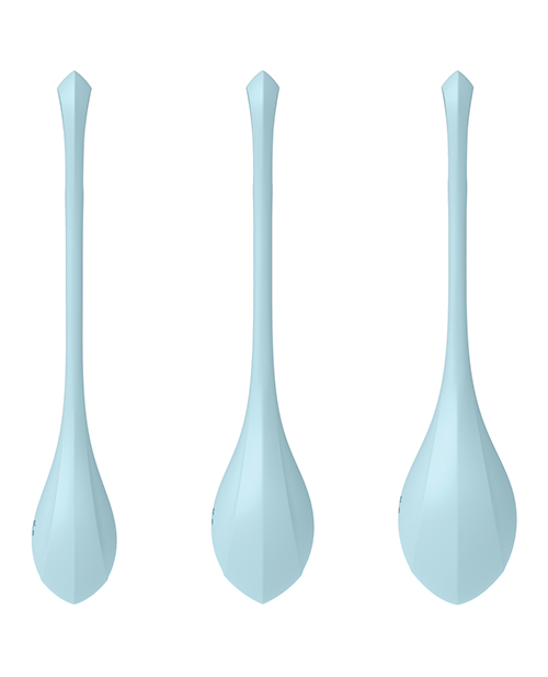 Order Satisfyer Yoni Power 2 Balls Training Set - Light Blue online