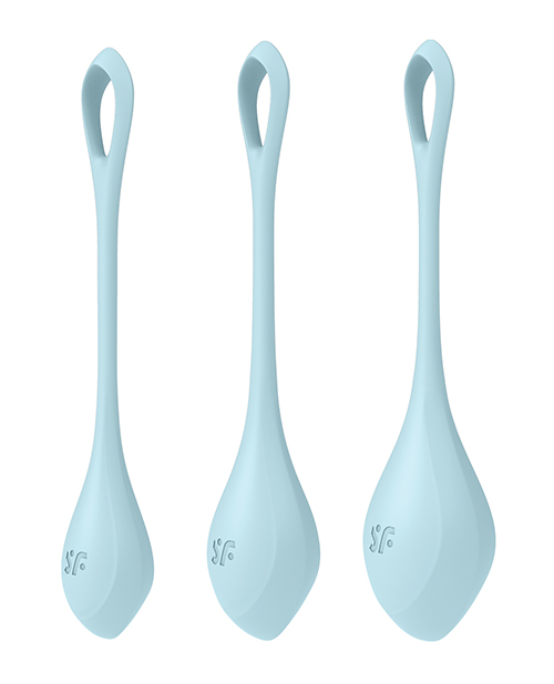 Shop Satisfyer Yoni Power 2 Balls Training Set - Light Blue online