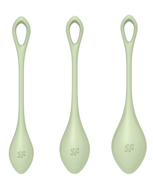 Buy Satisfyer Satisfyer Yoni Power 2 Balls Training Set - Light Green