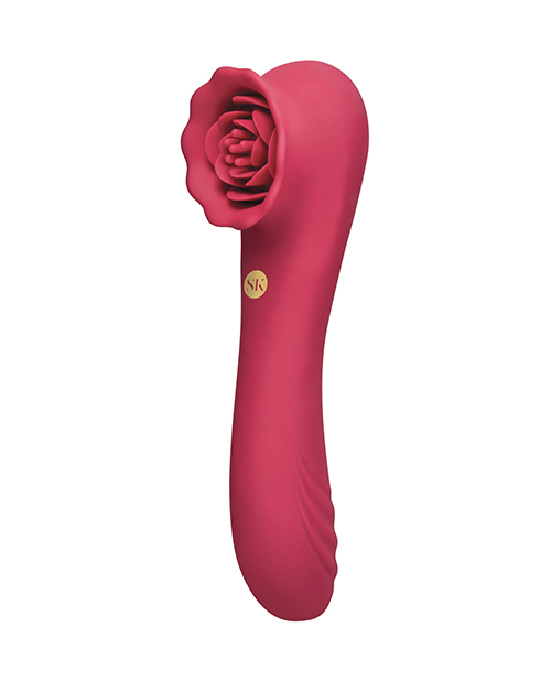 Secret Kisses Rosegasm Rose Quake Dual Ended Tapping Vibe for sale
